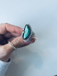 Size 9 Boho Turquoise Ring