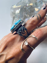 Load image into Gallery viewer, Gorgeous Sterling Silver and Genuine Turquoise Ring
