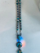 Load image into Gallery viewer, Strand Navajo Pearls with Turquoise