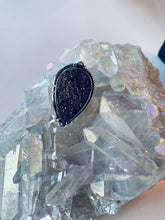 Load image into Gallery viewer, Size 5.5 Grape Tourmalated Druzy and Sterling Ring