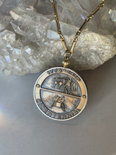 Load image into Gallery viewer, Gold Leo Bicentennial Coin Necklace