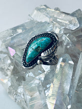 Load image into Gallery viewer, Size 9 Boho Turquoise Ring