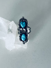 Load image into Gallery viewer, Size 7.5 Double Stone Ring
