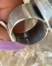 Load image into Gallery viewer, Size 6 Boho Sterling Silver and Amethyst Ring