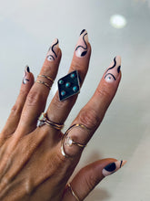 Load image into Gallery viewer, Size 4.75 Vintage Sterling Silver and Genuine Turquoise Ring