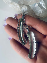 Load image into Gallery viewer, Sterling Feather Earrings