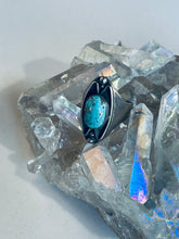 Load image into Gallery viewer, Size 11.25 Vintage Turquoise and Sterling Ring