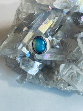 Load image into Gallery viewer, Size 7.25 Sterling and Moonstone Ring
