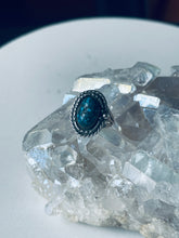 Load image into Gallery viewer, Size 7 Vintage Turquoise and Sterling Silver Ring