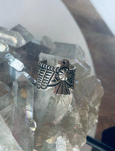 Load image into Gallery viewer, Size 9 Sterling Silver Thunderbird Ring