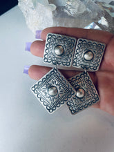Load image into Gallery viewer, Sterling Concho Earrings