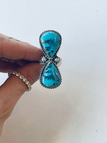 Size 8.5 Double Stone Ring