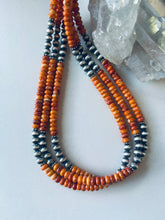 Load image into Gallery viewer, 28” Barrel Strand Spiny and Navajo Pearls