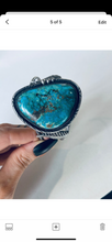 Load image into Gallery viewer, Sterling Silver and Turquoise Leaf Cuff