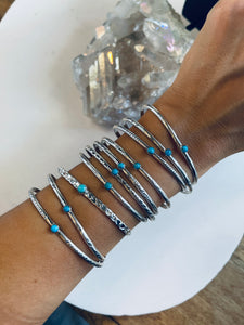 Beautiful Sterling Silver and Turquoise Cuff